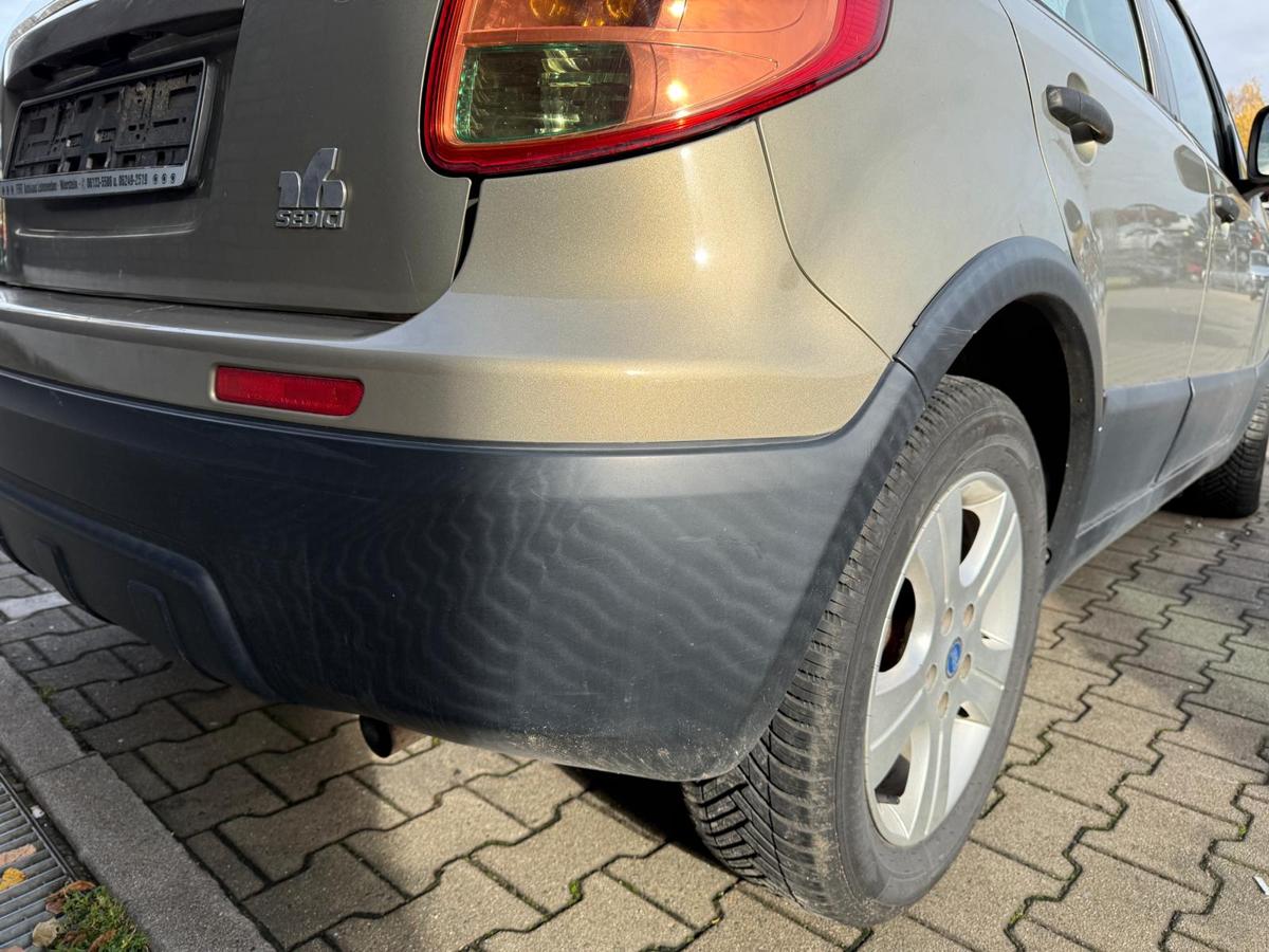 Fiat Sedici 189 FY original Stoßstange Stoßfänger hinten 984 Sandmetallic BJ08